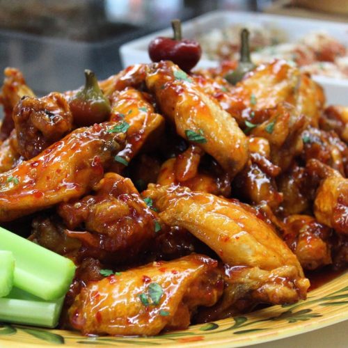 Sweet & Spicy Chili Glazed Wings